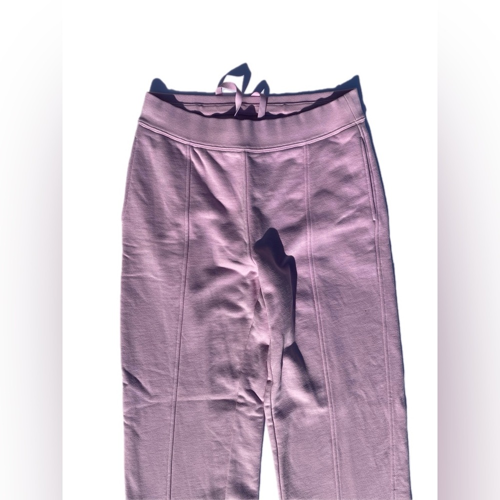 Alo High waisted Free time straight leg sweatpants Sugarplum L - Picture 12 of 16